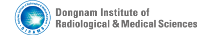 Dongnam Institute of Radiological & Medical Sciences 영문 엠블럼 로고 타입