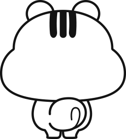 디라미 캐릭터 뒷모습